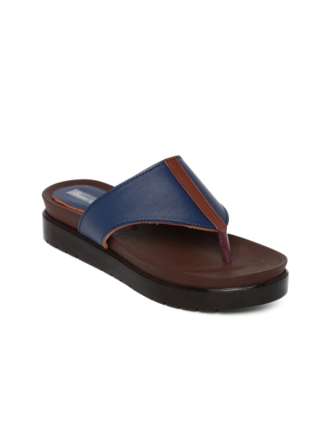 

Bruno Manetti Women Blue Solid Open-Toed Flats