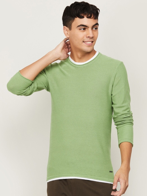 

Bossini Men Green Sweatshirt