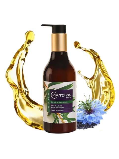 

VIA TOKYO ORGANIC Black Seed & Tea Tree Oil Conditioner 285 ml, White