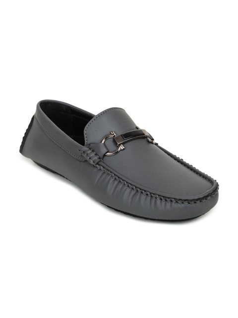 

Liberty Men Grey Textured Driving Shoes