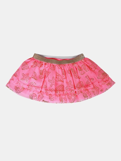 

MANET Infants Pink Starfish Printed Skirt