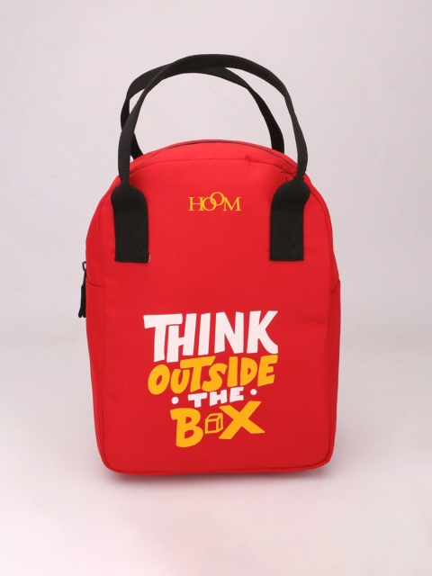 

HOOM Red Printed Lunch Bag