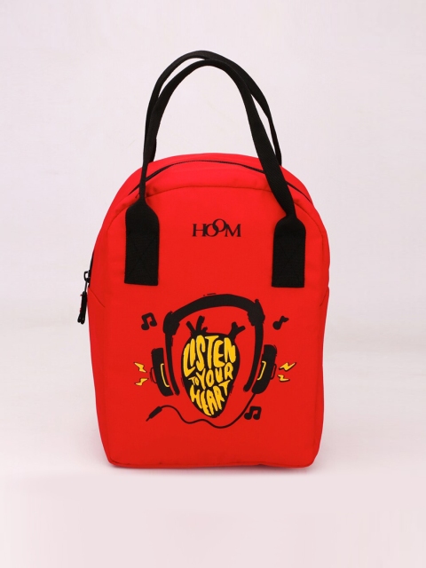 

HOOM Red Graphic Printed Lunch Bag
