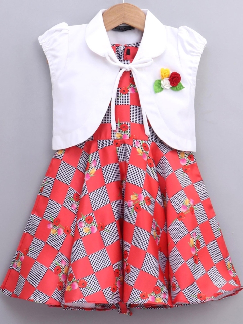

Enfance Red Checked Dress