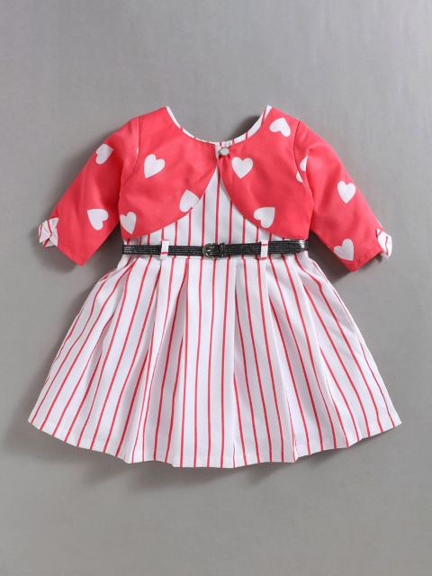 

The Magic Wand Pink Striped Dress