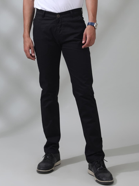 

Tinted Men Green Slim Fit Trousers