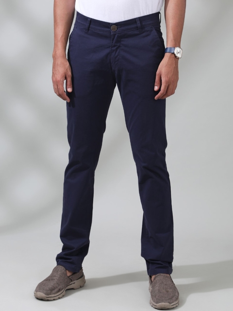

Tinted Men Navy Blue Slim Fit Joggers Trousers