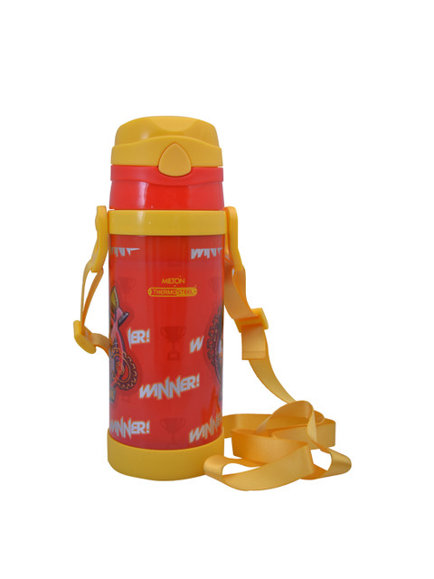 

Milton Red & Yellow Printed Water Sipper Bottle 410ml