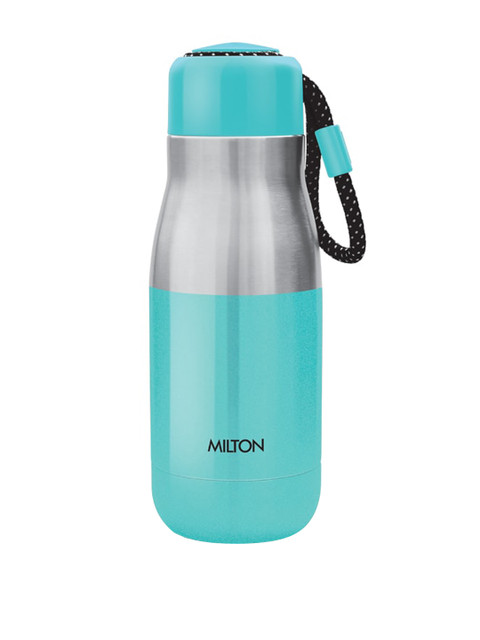 

Milton Silver Toned & Blue Solid Thermosteel Vacuum Insulated Stainless Steel Water Bottle