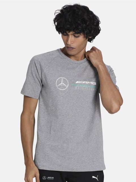 

PUMA Motorsport Men Grey Printed T-shirt