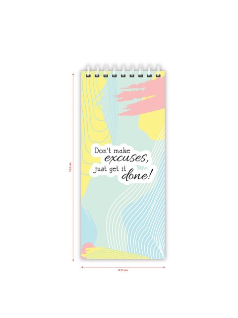 

HOUSE OF EDI Blue & Yellow To Do List Printed Notepad