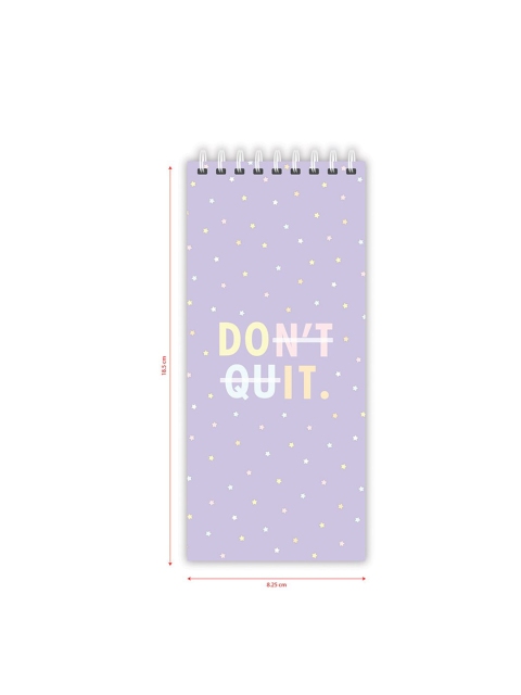 

HOUSE OF EDI Purple & White Printed Notepad
