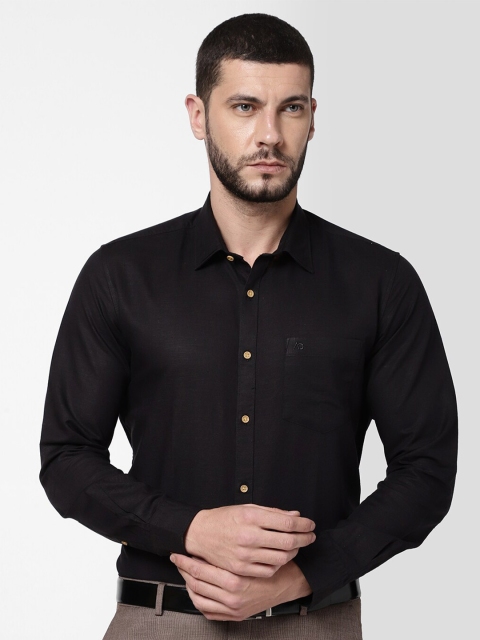 

AD By Arvind Men Black Casual Shirt