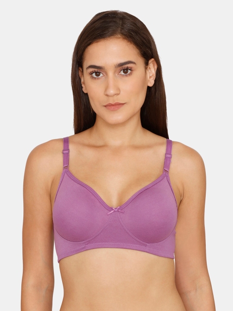 

Rosaline by Zivame Purple Bra - Non Wired