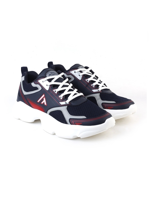 

Alberto Torresi Men Navy Blue Mesh Running Sports Shoes