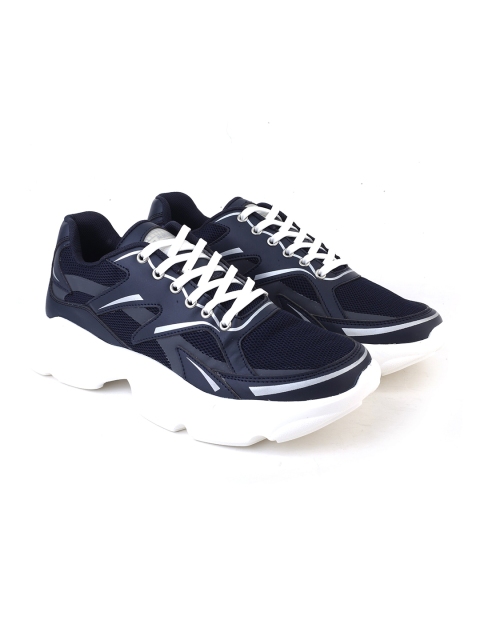 

Alberto Torresi Men Navy Blue Mesh Running Shoes