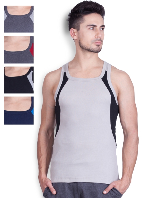

ONN Pack of 5 Innerwear Vests ONN_SPORTZ_AST_NS531, Black