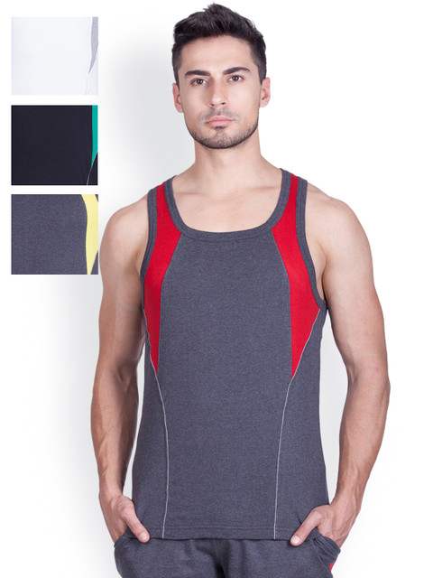 

ONN Pack of 4 Innerwear Vests, Grey