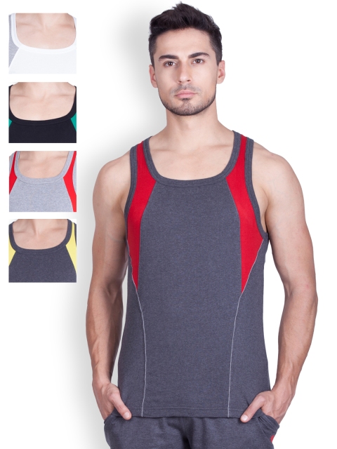 

ONN Pack of 5 Innerwear Vests ONN_SPORTZ_AST_NS532, Black