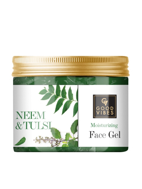 

Good Vibes Neem & Tulsi Moisturizing Face Gel - 300 g, Green