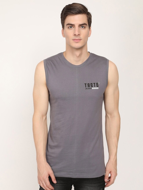 

V2 Value & Variety Men Grey T-shirt