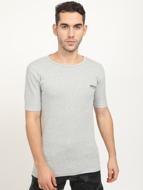 

V2 Value & Variety Men Grey T-shirt