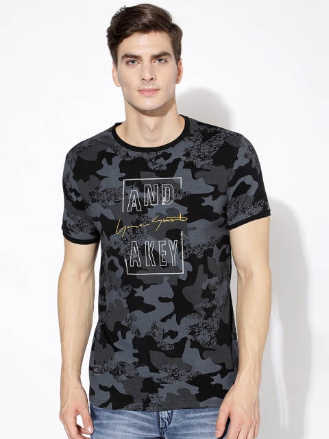 

V2 Value & Variety Men Grey Typography Printed Pure Cotton T-shirt