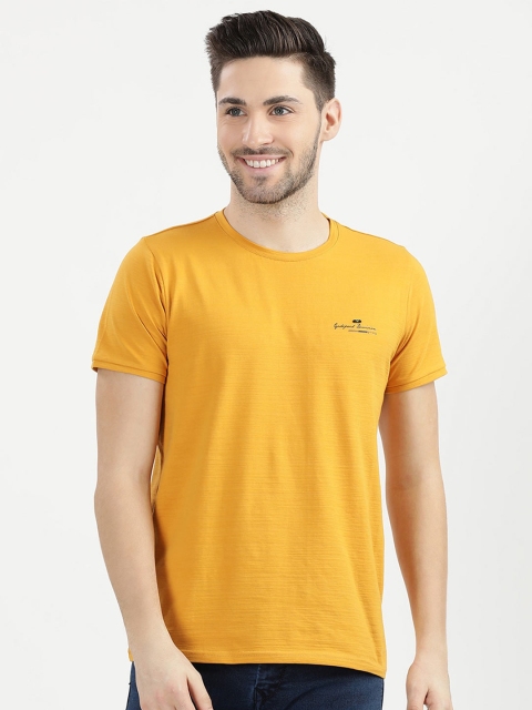 

V2 Value & Variety Men Mustard Yellow T-shirt