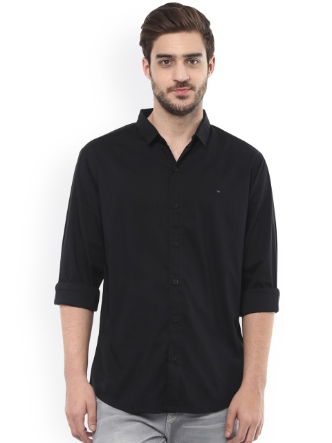 

SPYKAR Men Black Slim Fit Casual Shirt