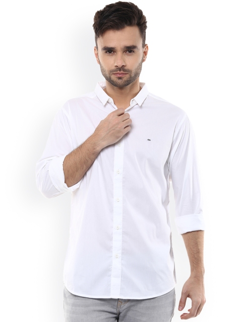 

SPYKAR Men White Slim Fit Casual Shirt