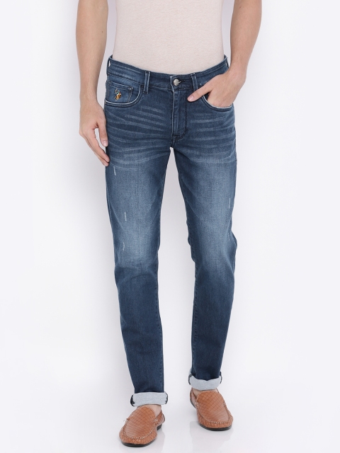 

U.S. Polo Assn. Denim Co. Men Blue Slim Tapered Fit Stretchable Jeans