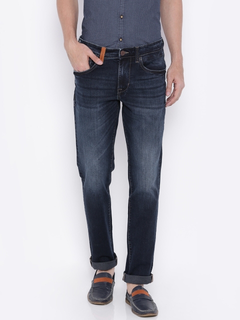 

U.S. Polo Assn. Denim Co. Men Navy Delta Slim Fit Stretchable Jeans, Navy blue