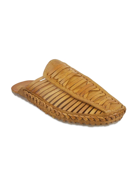 

Metro Men Beige Leather Comfort Sandals