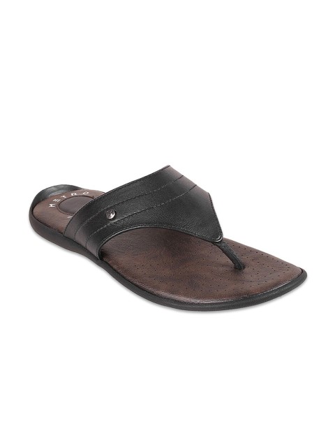 

Metro Men Black Comfort Sandals