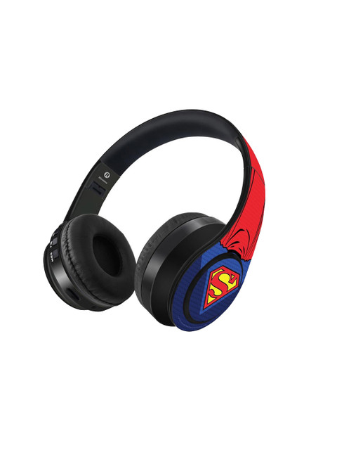 

macmerise Red & Blue Printed Suit up Superman Decibel Wireless On Ear Headphones