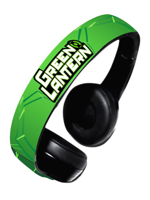 

macmerise Green & White Printed Suit up Green Lantern Decibel Wireless On Ear Headphones, Multi