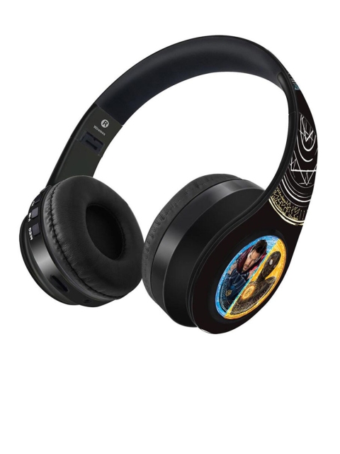 

macmerise Black Printed Strange Parker Alliance Decibel Wireless On Ear Headphones