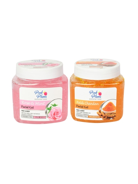 

Pink Plums Pack of 2 Paraben Free Facial Gel - 500ml Each