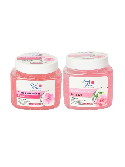 

Pink Plums Pack of 2 Paraben Free Facial Gels 500ml Each, Multi