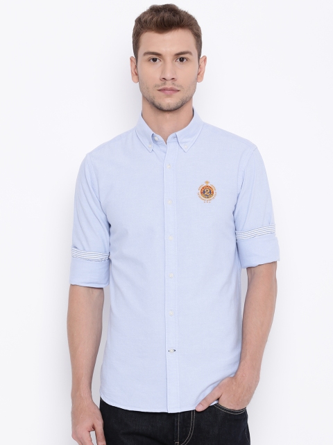 

U.S. Polo Assn. Blue Tailored Fit Casual Shirt