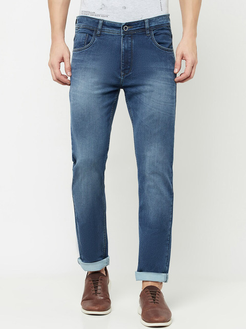 

Octave Men Blue Heavy Fade Stretchable Cotton Jeans