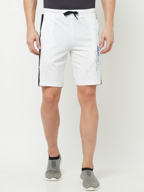 

Octave Men White Striped Shorts
