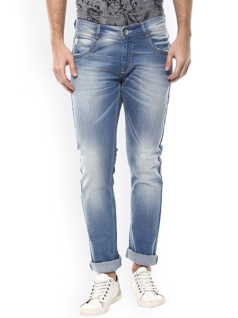 

SPYKAR Men Blue Skinny Fit Low-Rise Clean Look Jeans