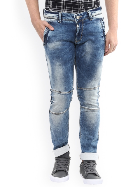 

SPYKAR Men Blue Skinny Fit Low-Rise Clean Look Jeans