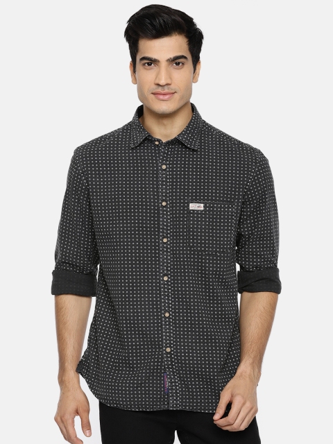 

U.S. Polo Assn. Denim Co. Men Black Printed Casual Shirt