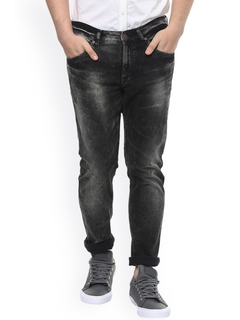 

SPYKAR Men Black Super Skinny Fit Low-Rise Clean Look Jeans