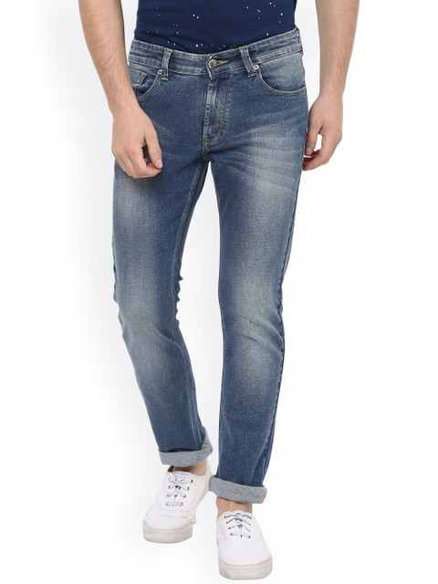 

SPYKAR Men Blue Tapered Fit Low-Rise Clean Look Jeans