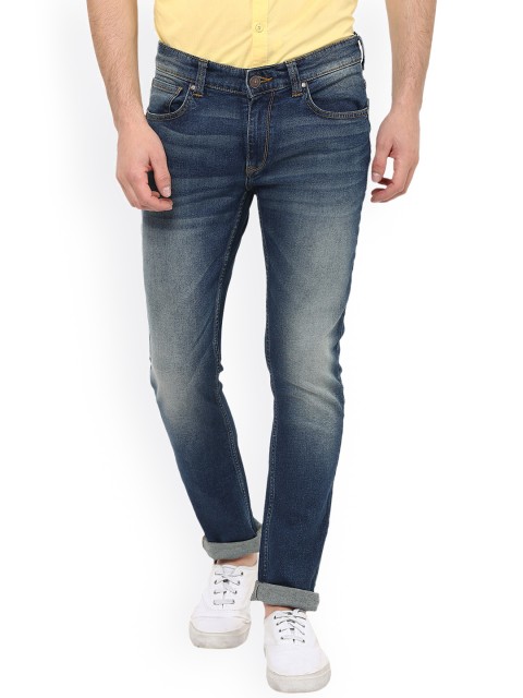 

SPYKAR Men Navy Skinny Fit Low-Rise Clean Look Jeans, Navy blue