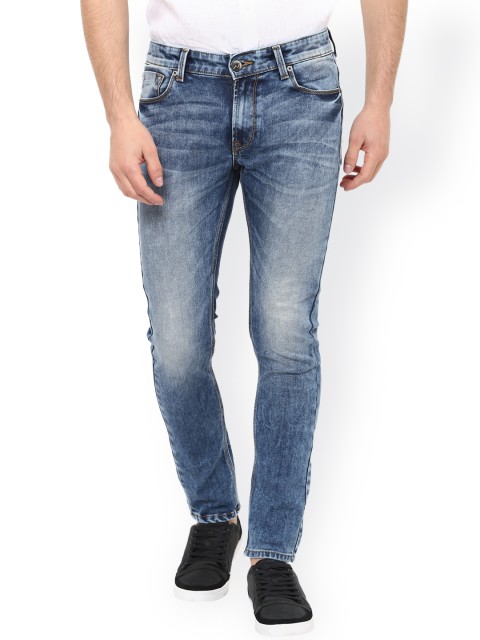 

SPYKAR Men Blue Super Skinny Fit Low-Rise Clean Look Jeans
