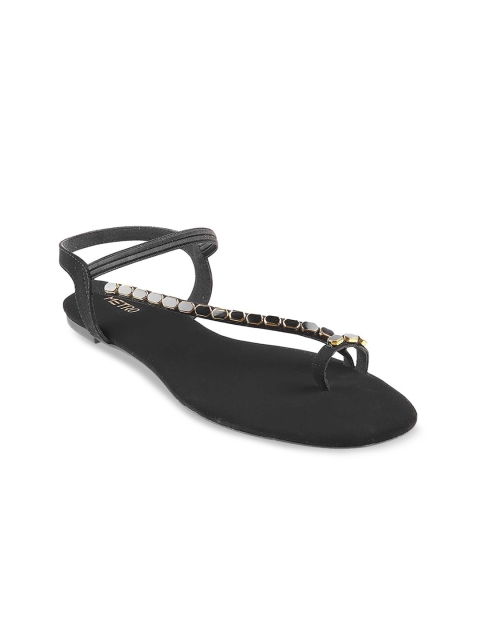 

Metro Women Black One Toe Flats